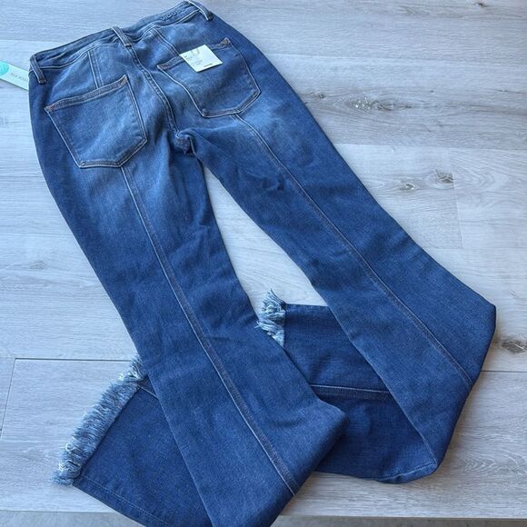 VIGOSS Marley midrise flare Jean indigo stitch fix size 00‎ NWT - Picture 6 of 6